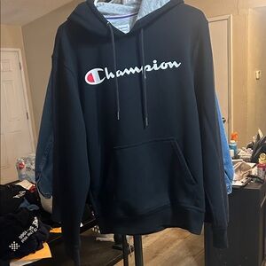 Champion Black Hoodie